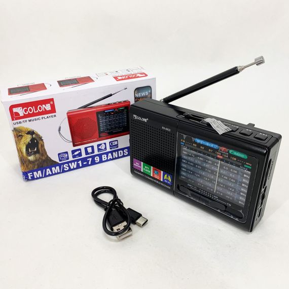 Радіоприймач з відмінним прийомом і стереозвуком MP3 USB Golon RX-6622, Ретрорадіо CJ-22 | Зображення 7