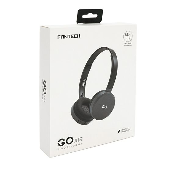 Ігрові навушники бездротові Fantech WH02 GO AIR, BT 5.0, Grey, Color | Зображення 1