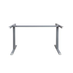 Каркас для столу електричний, одномоторний, регулювання висоти 700-1160 мм, сірий, підйомний / комп’ютерний стіл