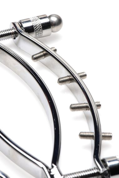 Затискач для вагіни Master Series: Spread 'Em Poker Vagina Clamp with Adjustable Pressure Screws, ши | Зображення 3