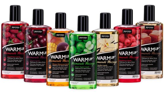 Розігріваюча їстівна масажна олія WARMup Strawberry, 150 мл | Зображення 7