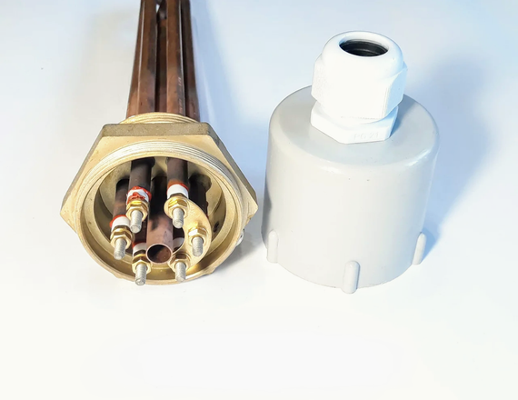 Блок ТЭНов 15000W с резьбой 2" 220V | Зображення 1