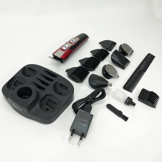 Электрическая машинка для стрижки GEMEI GM-592 | Бритва для бороды | Бритва триммер LA-689 для мужчин | Зображення 6