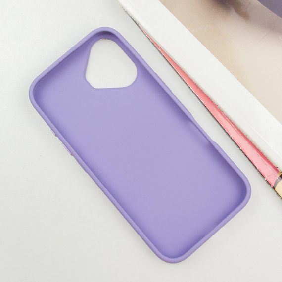 TPU чохол Bonbon Metal Style with MagSafe для Apple iPhone 16 (6.1") Бузковий / Dasheen | Зображення 1