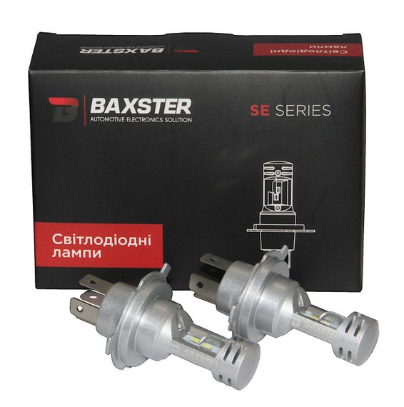 Комплект світлодіодних ламп BAXSTER SE Plus H4 P43t 9-32V 6000 K 4000 lm | Зображення 2