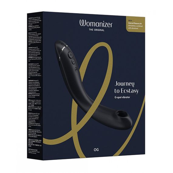 Вибратор для точки G c вакуумной стимуляцией Womanizer OG Slate Sex Aura | Зображення 6