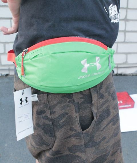 Поясная сумка Under Armour (зеленая) сумка на пояс | Зображення 4