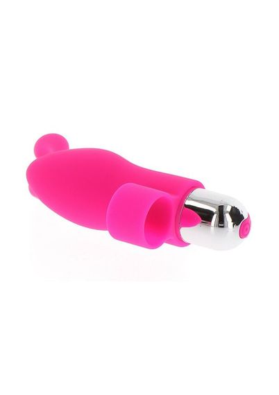 Вібратор на палець для клітора у вигляді кролика Toy Joy Bunny Pleaser Rechargeable рожевий Sex Aura | Зображення 3