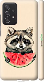 Чохол на Samsung Galaxy A52 Єнотик з кавуном "4605m-2251-2448"