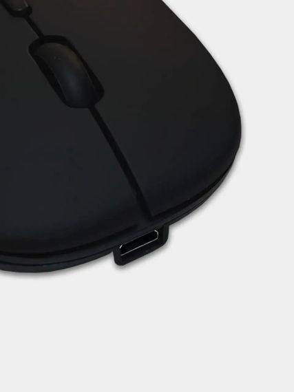 Мышь компьютерная беспроводная USB+Bluetooth TRY Slim 1600 dpi черная | Зображення 4