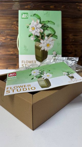 Детский конструктор "Цветы Epiphyllum" Flower Studio 9104A 571 деталь | Зображення 2