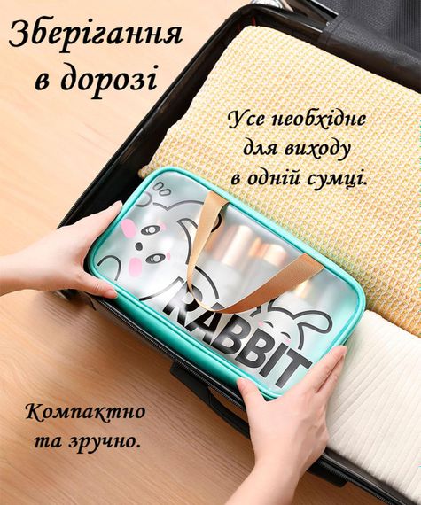 Органайзер-сумка для спорту та подорожей 30х12х22 см Кролик LoveYouHome | Зображення 3
