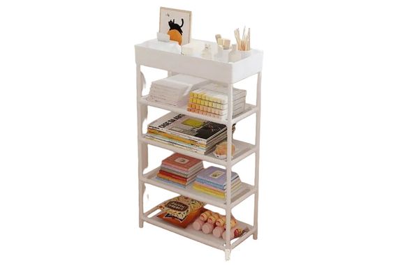 Етажерка на колесах 4 яруси XPRO SKLM-15-5 white метал-пластик (45228-SKLM-15_256) | Зображення 2