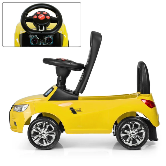 Каталка-толокар Bambi M 3147A-6 Желтый музыкальный | Зображення 3