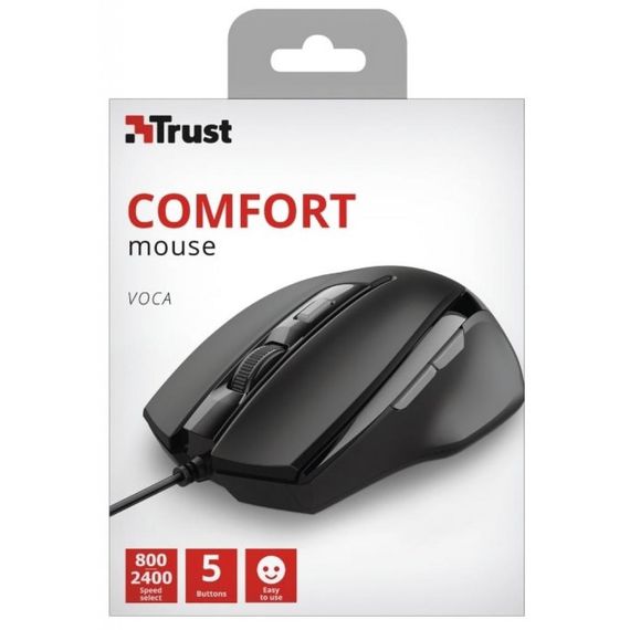 Мишка Trust Voca USB Black (23650) | Зображення 5