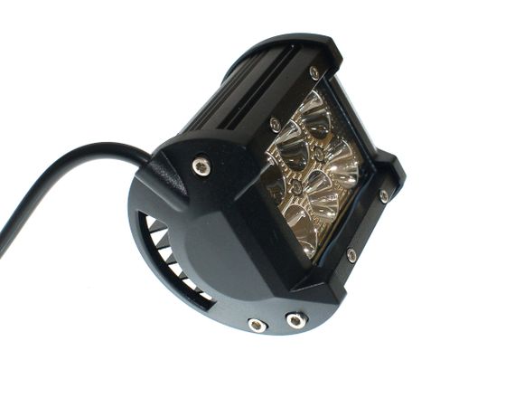 Светодиодная фара AllLight C-18W 6chip OSRAM 3535 spot 9-30V нижний крепеж | Зображення 3