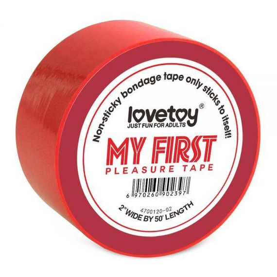 Червона стрічка для бондажу LOVETOY MY FIRST Sex Aura