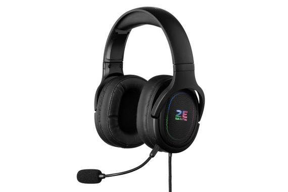 2E Gaming Гарнітура ігрова HG330, 7.1, USB-A, RGB, 2м, чорний (2E-HG330BK-7.1)