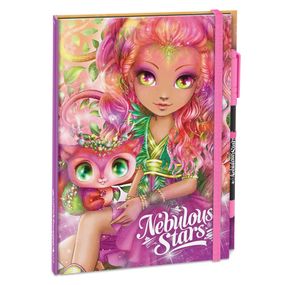 Блокнот чорні аркуші Делюкс Хазелія Nebulous Stars 11583-2 з ручкою