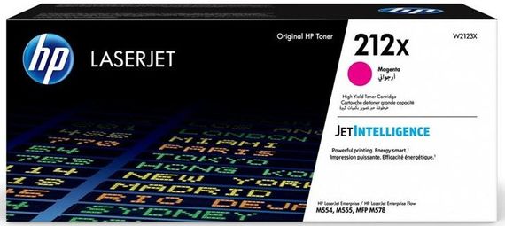 Картридж HP 212X CLJ M554/M555/M578 Magenta (10000 стр) (W2123X)
