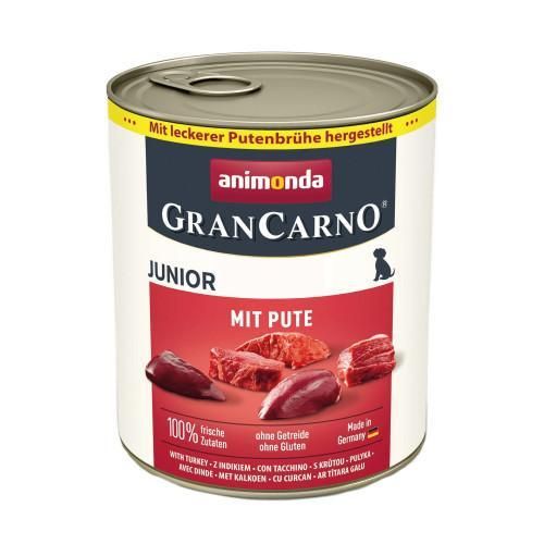 Корм влажный для щенков Animonda GranCarno Junior Turkey с индейкой, 800 г