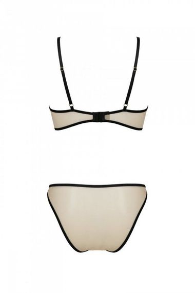Комплект Passion LORINA SET, XXL/XXXL, beige, бюстгальтер та трусики | Зображення 3