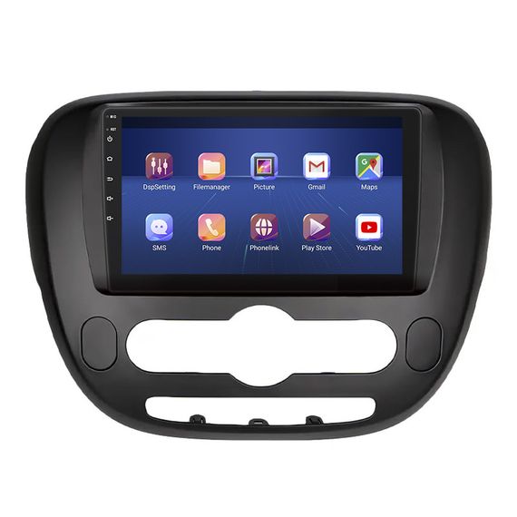 Штатная магнитола Lesko для Kia Soul II 2013-2016 экран 9" 4/32Gb 4G Wi-Fi GPS Top Киа Соул | Зображення 1