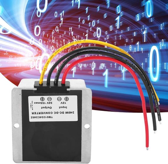 Підвищувальний перетворювач напруги постійного струму 10-16 В до 24 В, водонепроникний ip68 (240w), Tobsun | Зображення 9