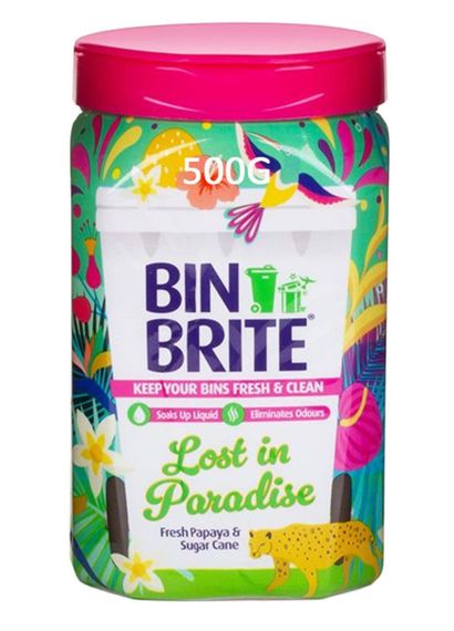 Нейтрализатор запаха для мусорного бака Bin Brite Bin Odour Neutraliser Lost In Paradise 500 г