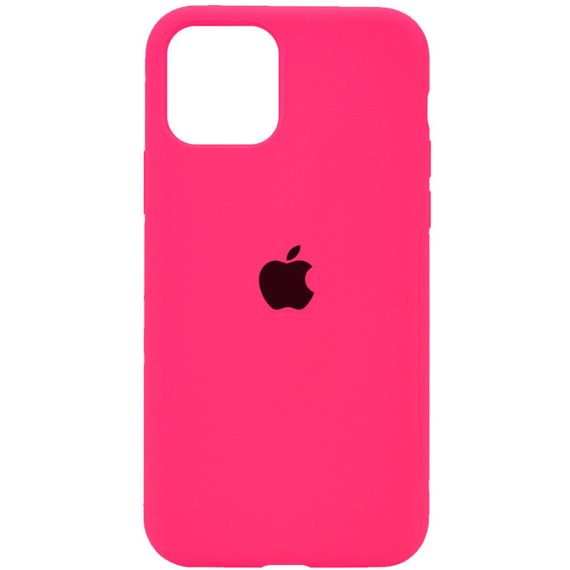 Чохол Silicone Case Full Protective (AA) для Apple iPhone 11 Pro Max (6.5") Рожевий / Barbie pink