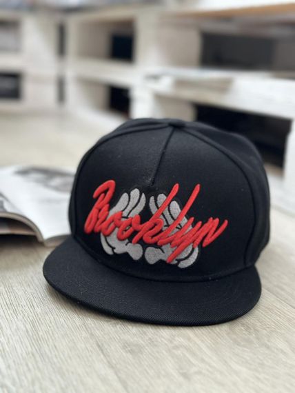 Кепка снепбек (Snapback)  Brooklyn La Familia Чорний 56-61р (9042) | Зображення 2