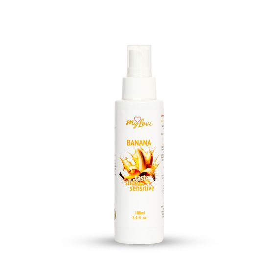 Інтимний гель-лубрикант - MyLove Taste Slide Sensitive Banana, 100 мл