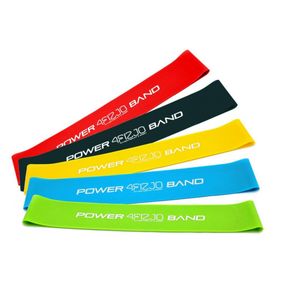 Резинка для фітнесу та спорту 4FIZJO (стрічка-еспандер) Mini Power Band 1-20 кг 5 шт 4FJ1110 (P-5907222931110)