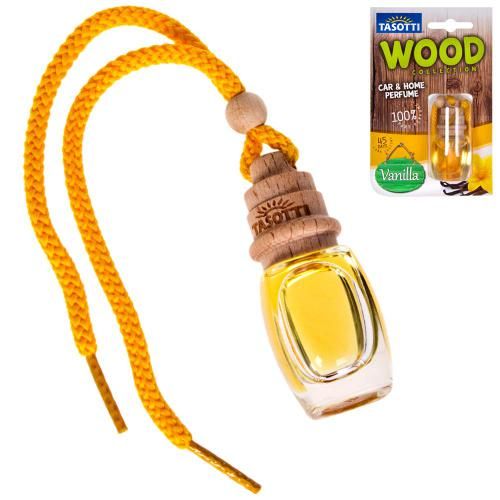 Ароматизатор пробковий на дзеркало Tasotti/серія "Wood" Vanilla 7мл | Зображення 2