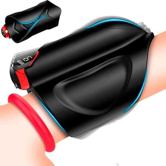 Вибронасадка на пенис, мастурбатор, вибропуля Blowmotion  3 в 1