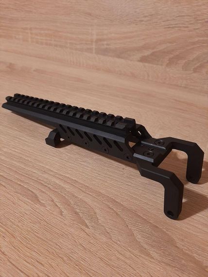 Кронштейн для пулемёта ПКМ с планкой Пикатинни Кронштейн для ПКМ Кронштейн для ПКМ с планкой вивера Кронштейн | Зображення 2