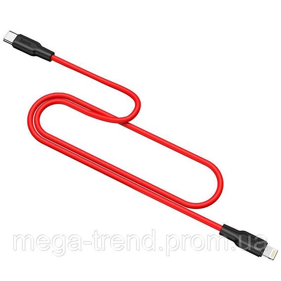 Кабель Hoco Type-C to Lightning Silicone PD charging data cable X21 Plus |1m, 3A, 20W| | Зображення 2