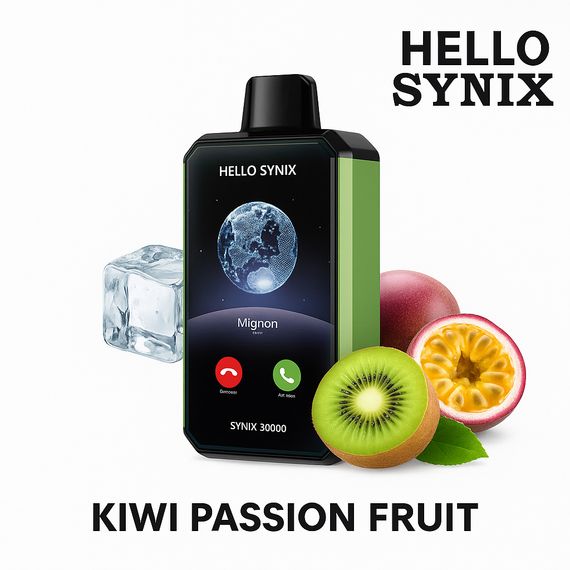 Hello Synix 30000. Киви-Маракуйя (Kiwi Passion Fruit)