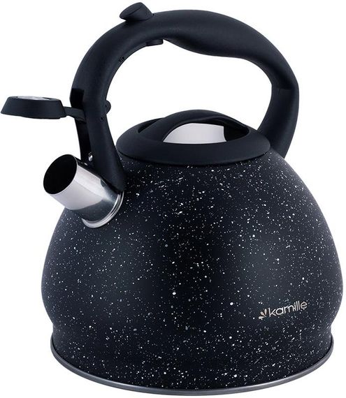 Чайник Kamille Whistling Kettle Marble 2.7л з нержавіючої сталі зі свистком | Зображення 1