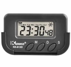 Настільний електронний годинник-секундомір Kenko KK-613D