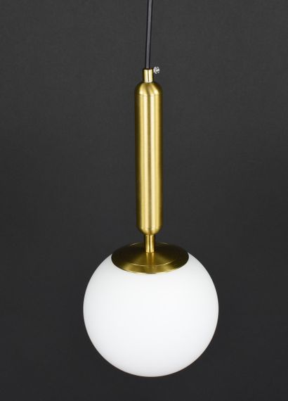 Люстра підвісна на 1 лампочку 27778 Латунь 40-180х15х15 см. | Зображення 4