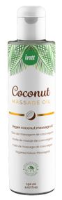Розпродаж!!! Масажна олія Intt Coconut Vegan 150 мл (термін 01.2026)