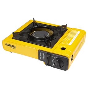 Плита газова Sigma одноконфоркова з керамічним інфрачервоним пальником, п'єзопідпалом та адаптером (кейс) (2903401)