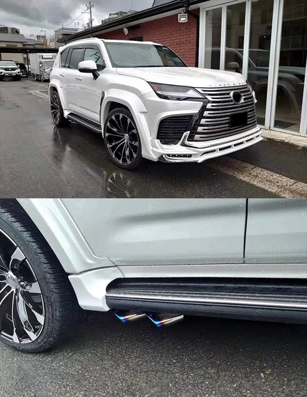 Комплект обвісів (Wald) Натуральний карбон для Lexus LX 500d/600 2022- рр | Зображення 1