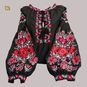 Рубашка	 Украинская 	 вышиванка 	22225629	 цвет  	чёрный	 размер 	L/XL