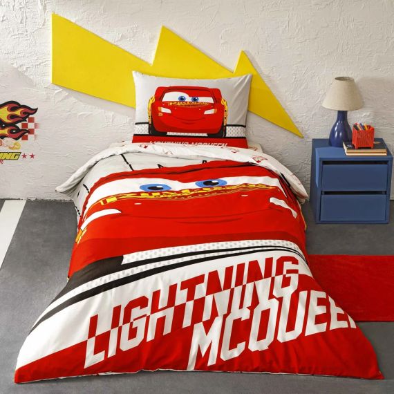 Постельное белье TAC Disney 160×220 см Cars Lightning