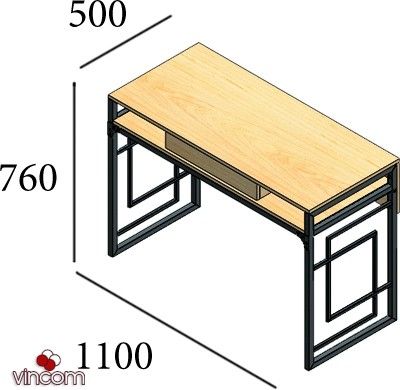 Стол рабочий Metall-Design Квадро | Зображення 6