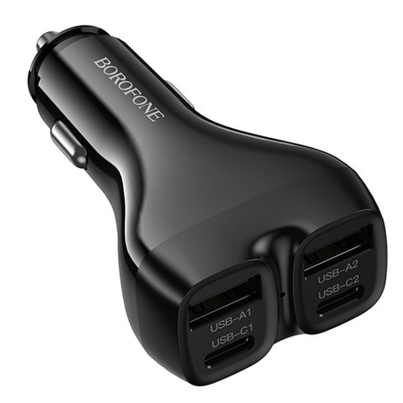 АЗУ Borofone BZ35 Leader PD15W+QC3.0 total 30W (2USB-A/2C) Black | Зображення 2
