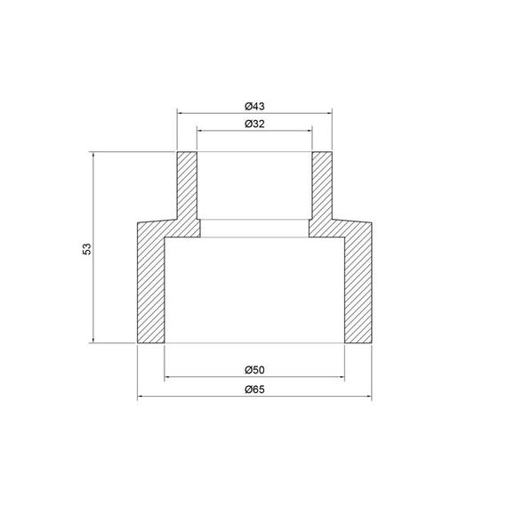 Муфта PPR Thermo Alliance 50х32 перехідна DSB109 | Зображення 1