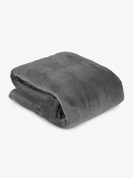 Плед гладкофарбований LeLIT PL-0004 150х200 см Темно-сірий shop (2000000340326)